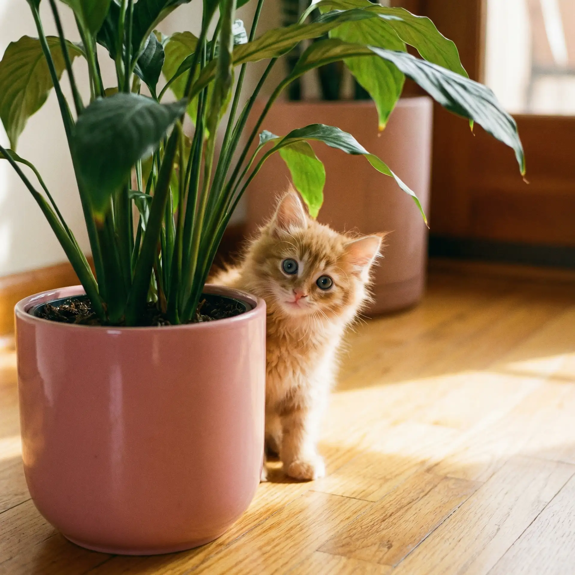小猫从花盆后探头 - 无限在线观看免费看视频